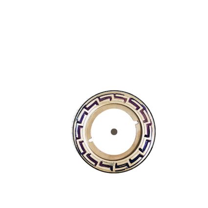 Another early shape that explored negative space as part of the design.