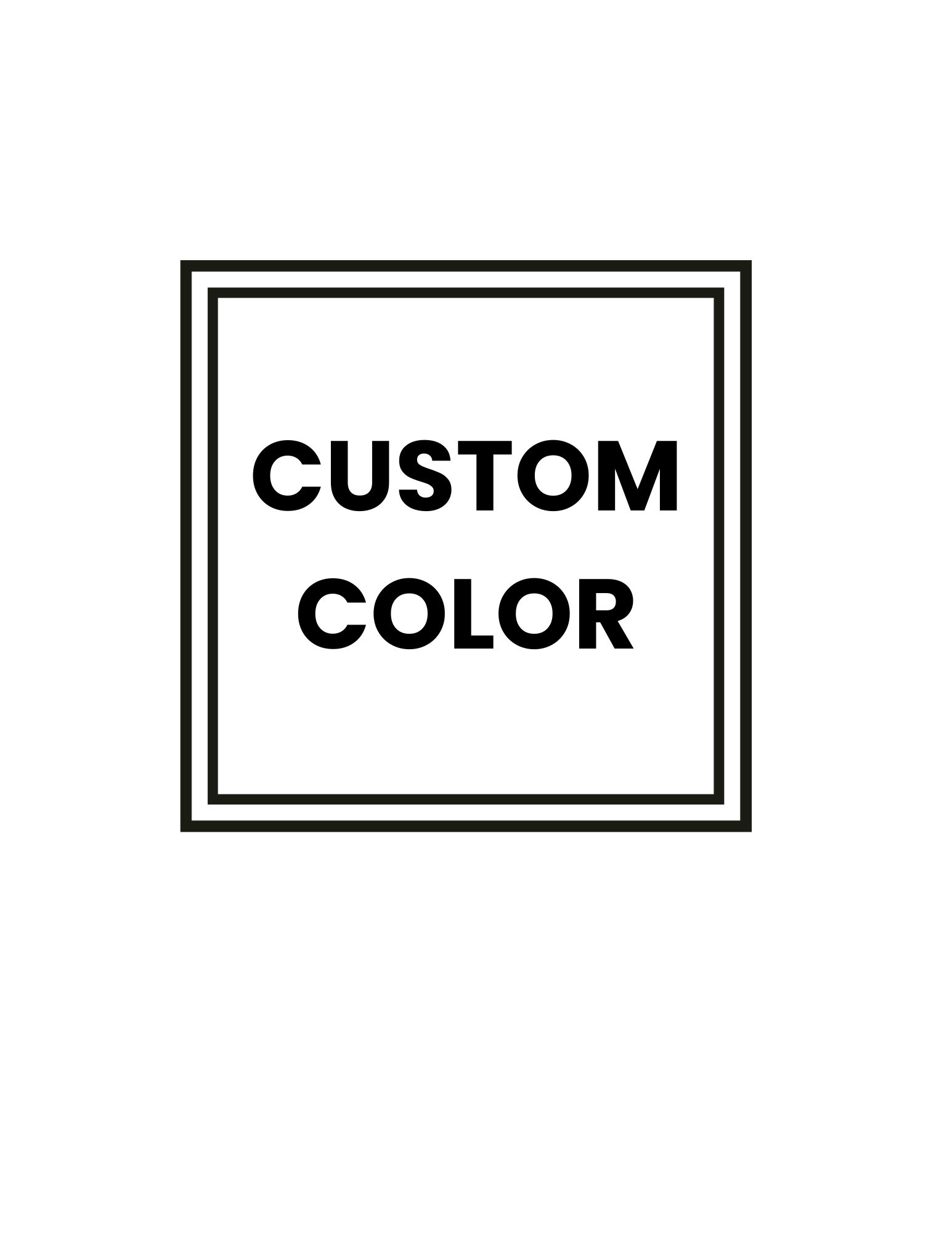 Color of Choice finish sample