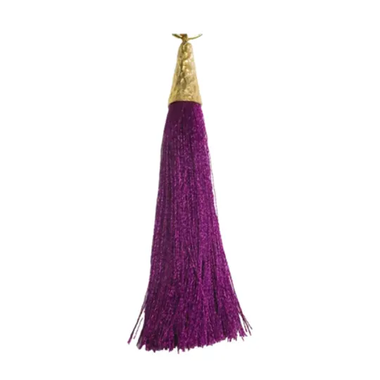 Magenta Silk Ting Ting Tassel